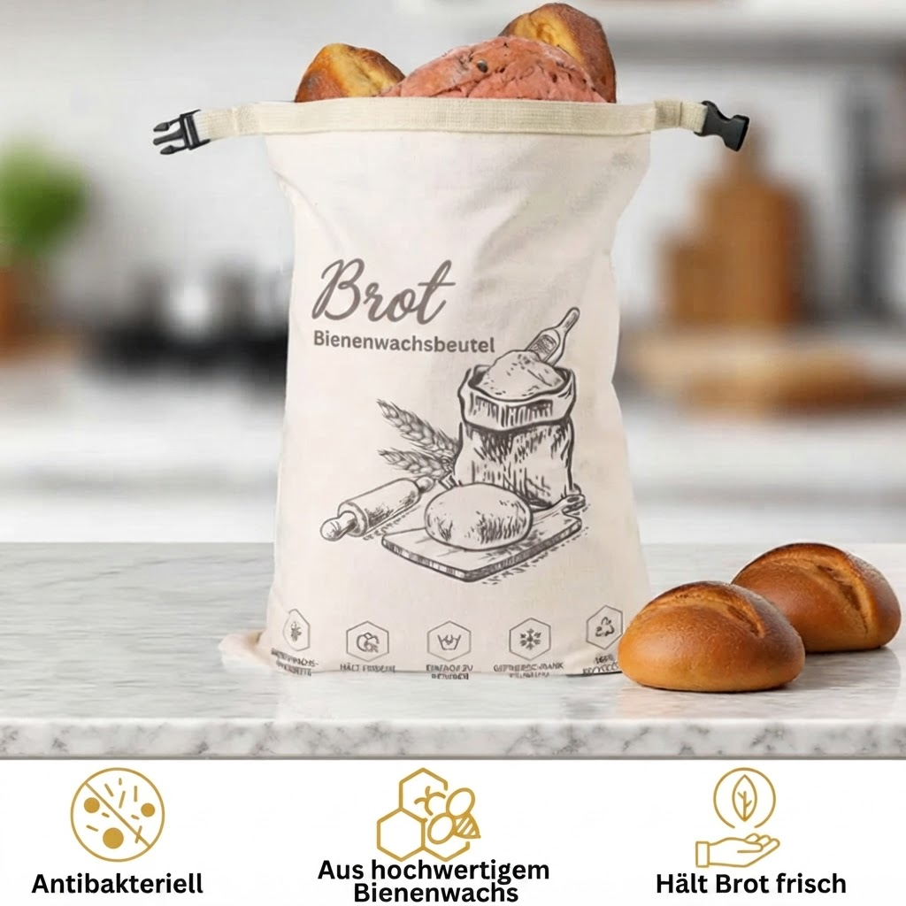 BROTTO ÖKOLOGISCHER BIENENWACHSBEUTEL FÜR BROT