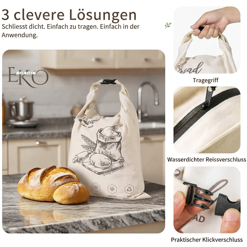 BROTTO ÖKOLOGISCHER BIENENWACHSBEUTEL FÜR BROT