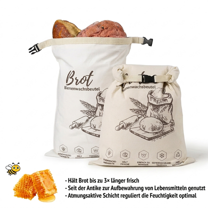 BROTTO ÖKOLOGISCHER BIENENWACHSBEUTEL FÜR BROT